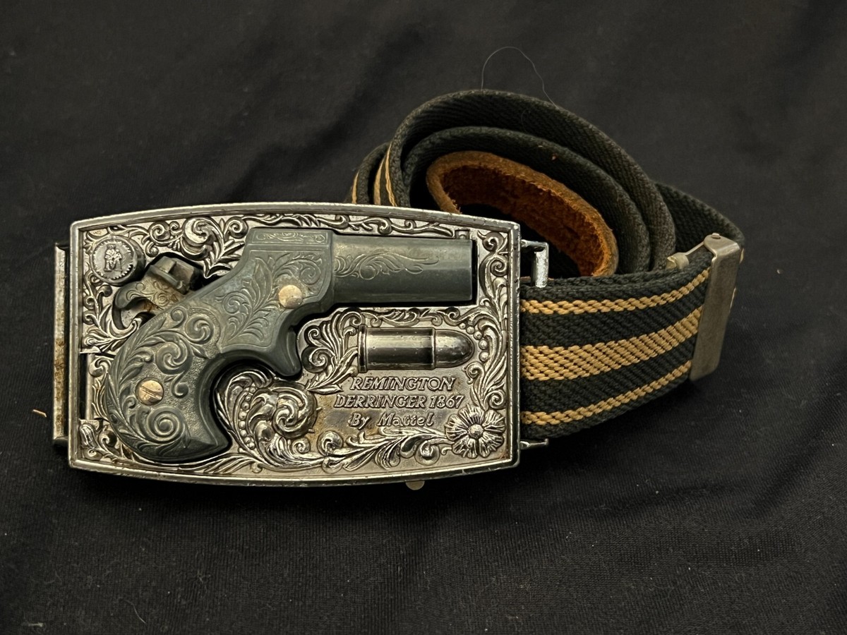 マテル社 ガンバックル レミントン・デリンジャー 1867 1959 MATTEL TOY 1867 REMINGTON DERRINGER IN BELT BUCKLE