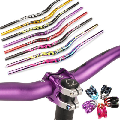 Bars Negative Rise Stem Mountain Bike Aluminum Alloy MTB Mountain