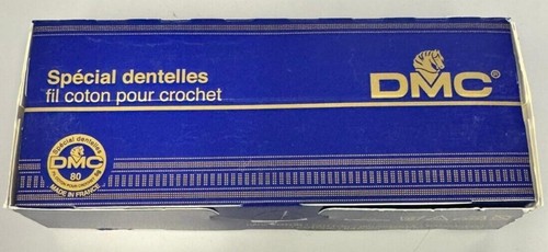 DMC 80 Fil A Dentelles Special Cotton Crochet Bobbin Tatting Thread 5g 90m Box - Picture 3 of 4