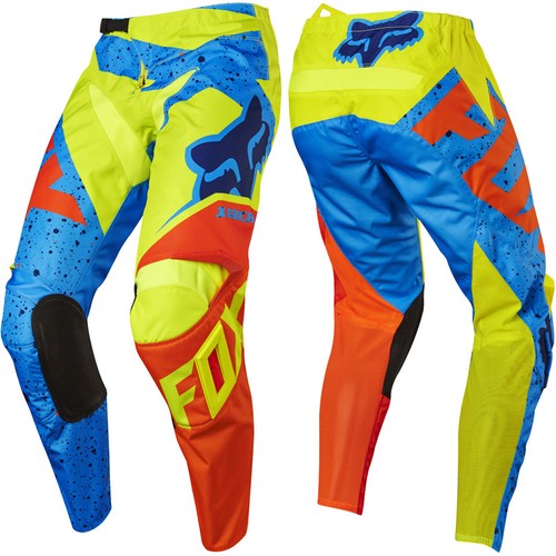 Fox Racing Youth Kinder Motocross 180 Hose Nirv Gelb/Blau Quad Hose - Bild 1 von 4