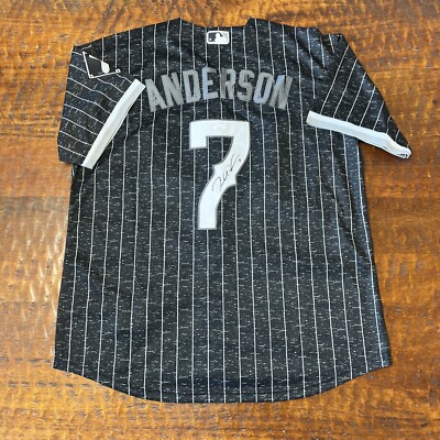 直筆サイン入りジャージ アレクシス・サンチェス  SA鑑定済 Tim Anderson Signed Chicago White Sox Jersey JSA Coa Autographed