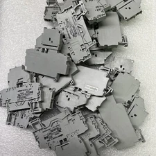 (25) Wago 2002-1611 Terminal Blocks 2-Conductor Fused Disconnect W/ 6A 125V Fuse