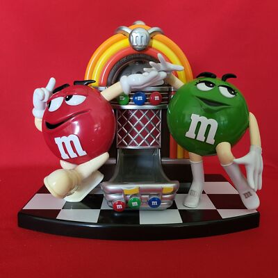その他 M&M's Rockin' Cafe Dispenser M & M Rockin Cafe Roll Candy Dispenser First Limited Edition