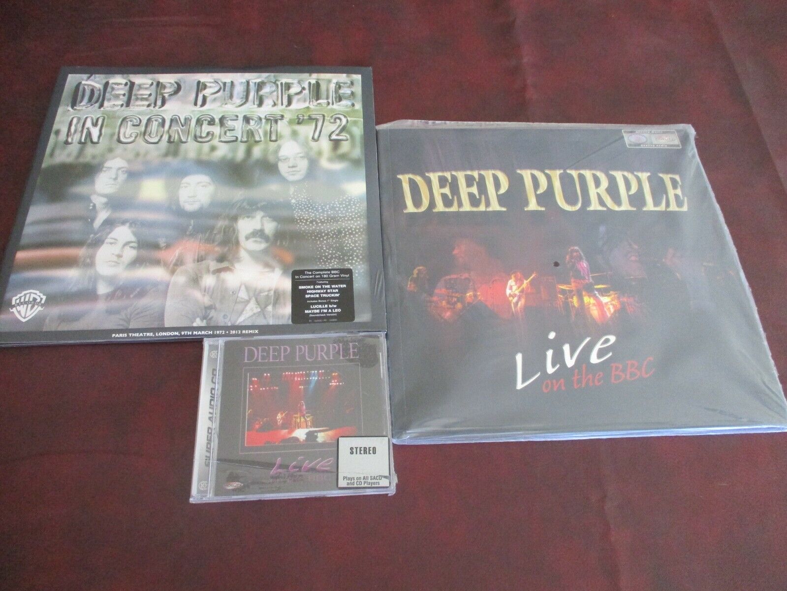 DEEP PURPLE LIVE ON BBC Limited Edition 180 GRAM  2LPS + SACD + MACHINE HEAD 72