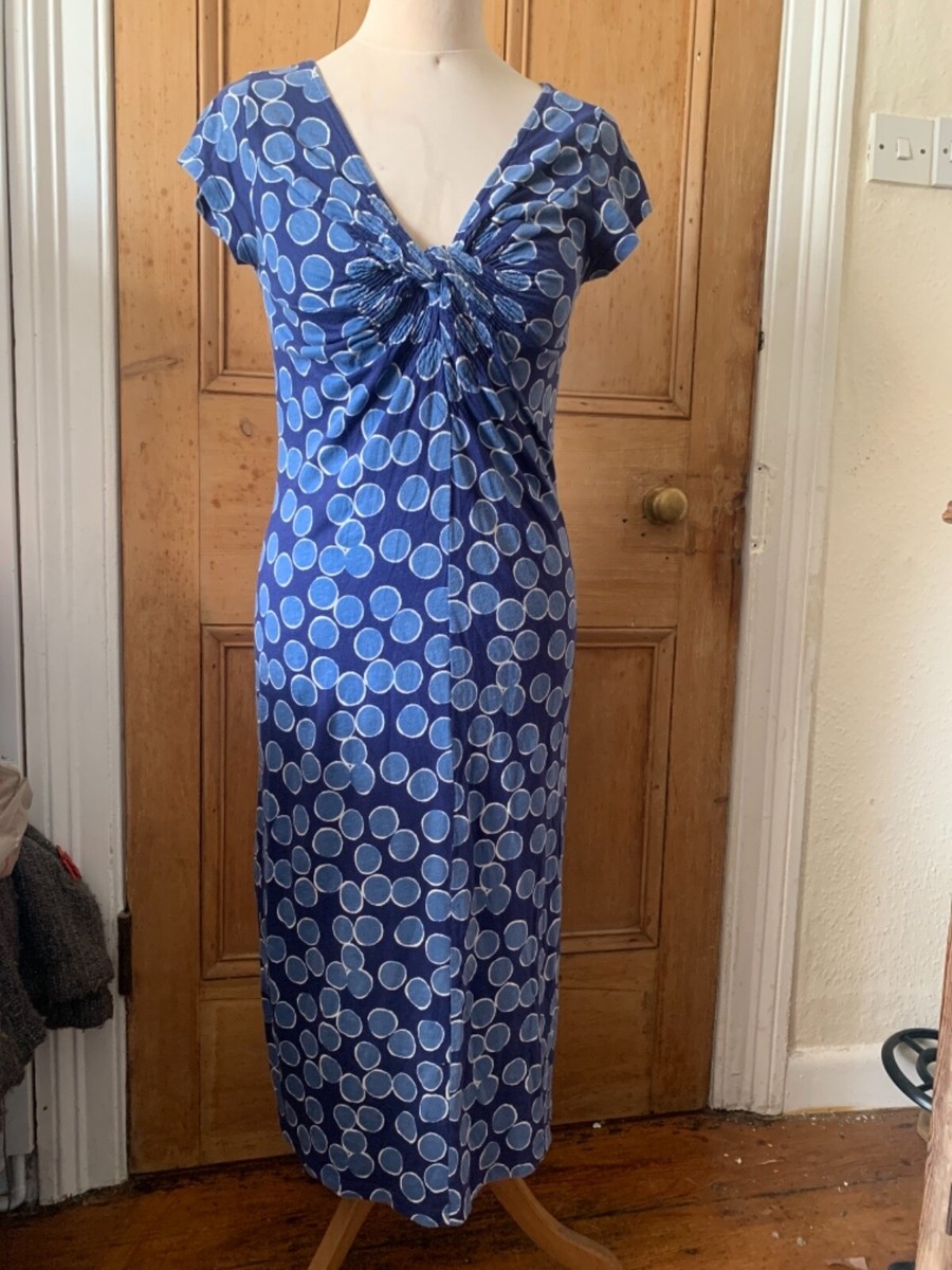 white stuff blue dress Womens White Stuff Blue Soma Linen Shirt Dress US 2