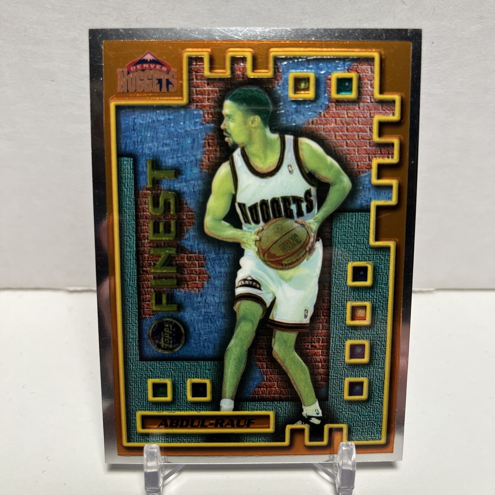 1995-96 Finest Mystery Mahmoud Abdul-Rauf Denver Nuggets #M33