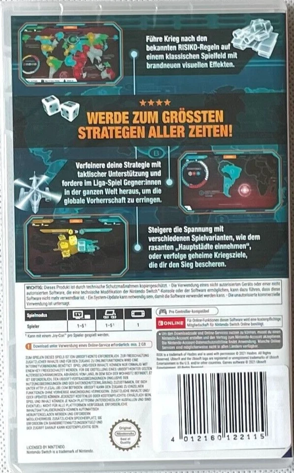 Risiko (Code in the Box) - Nintendo Switch Spiel NEU OVP - Bild 3 von 3