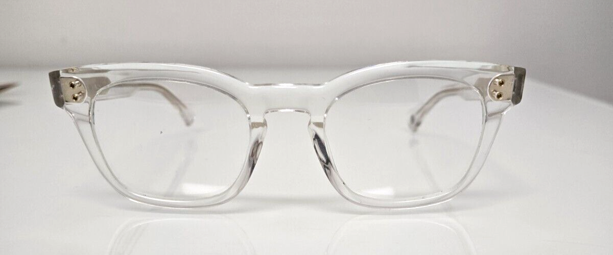 BRAND-AUTHENTIC Dita Mann DTX102 Crystal Clear Eyeglasses SIZE 49