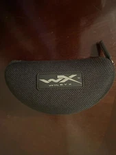 WX WILEY X  SUNGLASSES BLACK CLAM SHELL Zip CASE Only