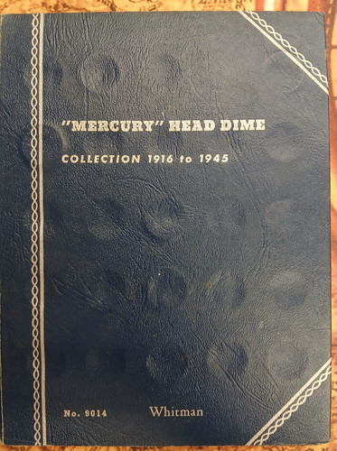 Mercury Head Dime Collection 1916 to 1945 23 Silver Coins TP-0880