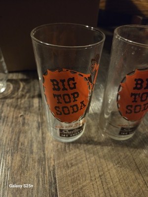 VINTAGE ROOT BEER FLOAT 1940-50s Big Top Soda - Sealtest Ice Cream Glass Tumbler