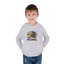 Woodland Poconos Camper Bear Cute Hoodie Toddler Hoodie
