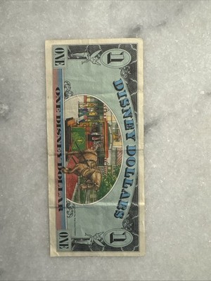 One Disney Dollar - $1 Bill Series 1988-Vintage Mickey Mouse