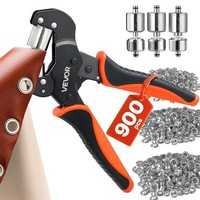 Vevor ÖSenzange Mit 900 Tlg. Set ÖSen 6Mm 8Mm 10Mm Magnetische ÖSenpresse