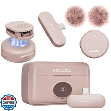 Wireless Lavalier Microphone Mini Mic for iPhone 17 16 15 pro max