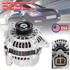 Original Alternator For Hyundai 2003-2009 Accent 2004-2008 Tiburon Elantra 11011