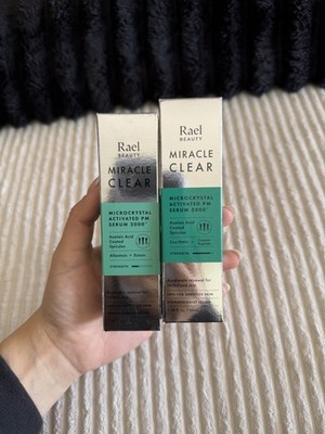 Rael Beauty MICROCRYSTAL ACTIVATED PM SERUM 2000 & 5000 bundle