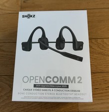 Shokz OpenComm 2 UC Bone Conduction Bluetooth Stereo PC Headset - Black