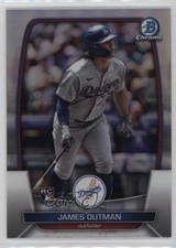 2023 Bowman Chrome Refractor 443/499 James Outman #68 fo7