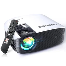 Smart 4K Projector with 5G WIFI and Bluetooth, Netflix/Amazn Prime Video Cert...