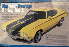1970 Buick Skylark Gsx Hardtop 4 Pg Color Article 1970 Buick Skylark Gsx Hardtop 4 Pg Color Article