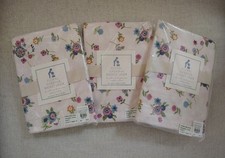 Pottery Barn Kids Floral Sabrina Basket Liner, Medium, Pink NEW, SET/3