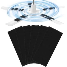 Beepow Ceiling Fan Air Filter Activated Coconut Shell Carbon 6 Pack