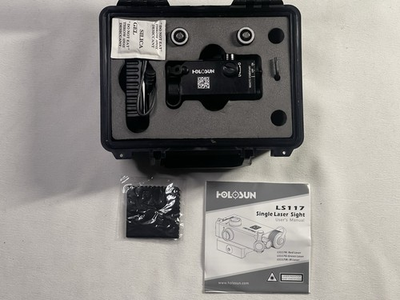 #ad #ad *NEW* Holosun LS117G Green Laser Sight Picatinny Mount Switch Hard Case $249.99