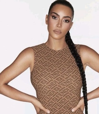 Skims x Fendi High Neck Bodysuit XS