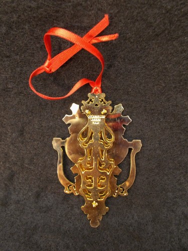Baldwin Brass Ornament Dated 1996 Door Knocker With Box - Picture 4 of 4