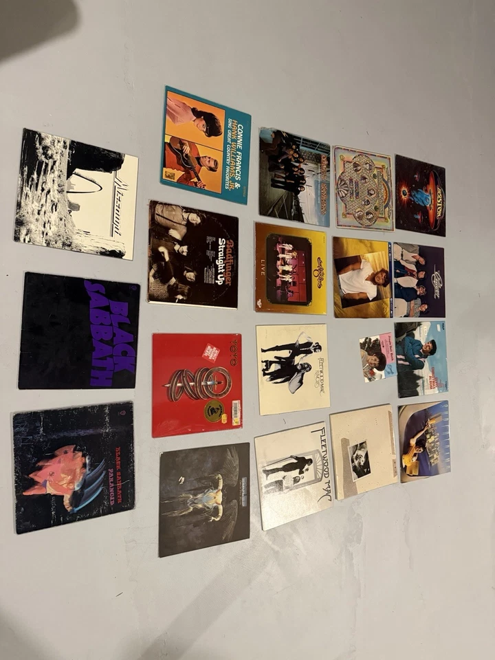 Lot Of 19 Rock Vintage Vinyl Records Black Sabbath Toto Boston Eagles Elvis Mac - Image 2 of 4