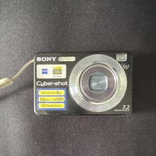 Sony Cyber-shot DSC-W120 7.2MP Compact Digital Camera 4x Zoom 2.5in Black