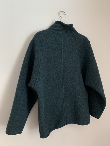 Geiger Pure Wool Cardigan Overcoat Women Approx S/M Cozy Prep Equestrian Ivy - Picture 7 of 10
