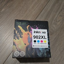 HP Compatible 902XL Black Color Combo Printer Ink Cartridges- Exp 08/2027