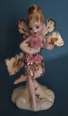 VINTAGE HTF JOSEF ORIGINALS SPRITE PIXIE DAUGHTER DEAR FIGURINE NEAR MINT MARKED