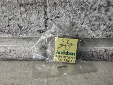NEW SEALED Vintage National Audubon Society Bird Hat Pin &ndash; Important Bird Areas