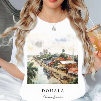 Douala Cameroon Unisex Shirt Travel Gift Cameroon Trip Lover Souvenir Tee