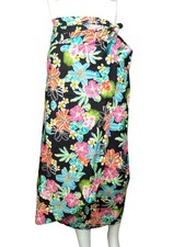 Hawaiian Sarong Beach Cover Up Tropical Hibiscus Flowers 68x42 Wrap Scarf