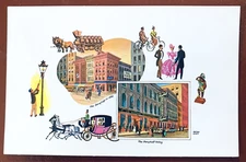 The Berghoff Restaurant 17 West Adams St Chicago Advertisement Postcard