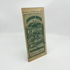 1906 Hudson River Day Line By Daylight Steamer Booklet Albany–NYC Original