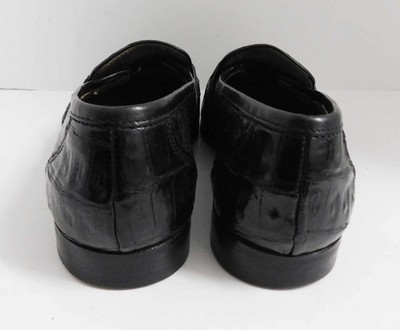 Vintage Bruno Magli Loafers 6.5 M Black Genuine Alligator Loafers Italy Vintage Bruno Magli Loafers 6.5 M Black Genuine Alligator  main image 2