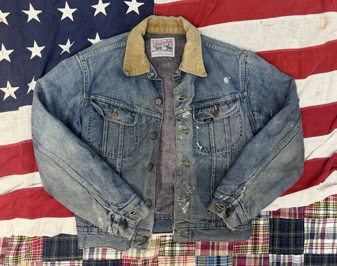 Lee Storm Rider ジャケット 46 REG ヴィンテージ lee storm rider jean jacket products for sale | eBay