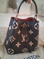 LOUIS VUITTON NEO NOE BLACK MMBLACK EMPRIENTE BUCKET BAG-ABSOLUTELY NEW/RECEIPT