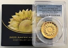 2025-W $100 High Relief Liberty Gold PCGS PR70 First Strike + OGP