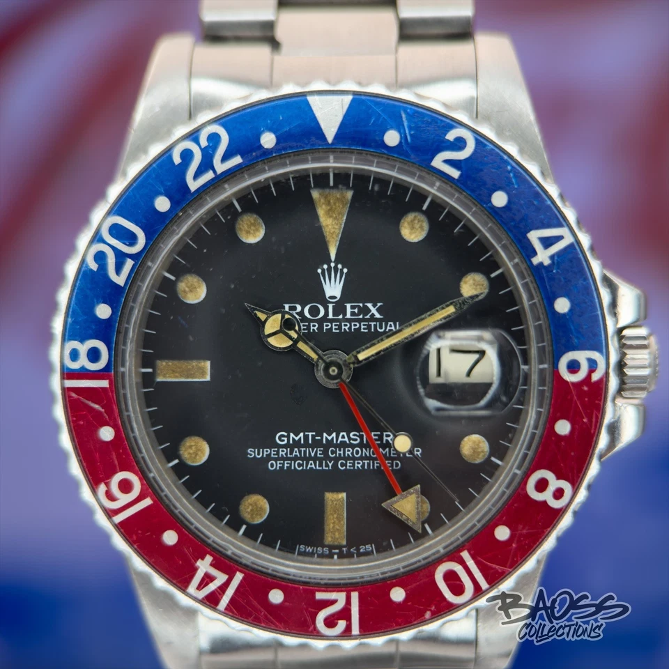 1981 Vintage Original Dial Rolex Pepsi GMT-Master 16750 - Image 2 of 4