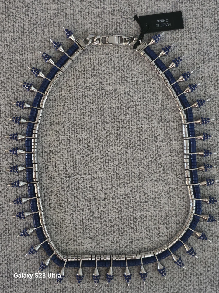 Cuentas Noir Ripple Water chapadas en oro de 18 quilates - turquesa- Foto 2 de 4