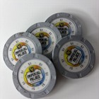 Imperial Palace Hotel & Casino Biloxi, MS Gray Five $1 Casino Chips — photo 6