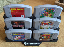 Nintendo 64, N64 8 Cartridge Display Stand, 3D Printed Game Holder