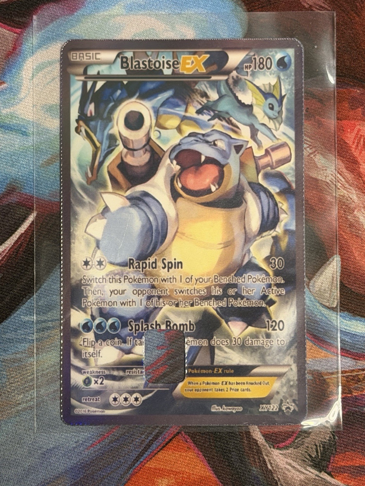 Blastoise ex XY122 Promo CREDIT CARD SKIN