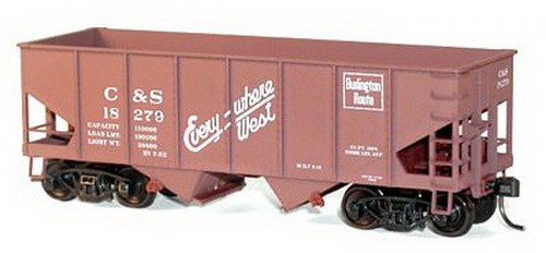 Accurail 25123 CBQ HO Kit USRA 55-Ton Doble Tolva Kit | Zustand: New